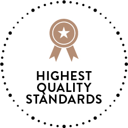 Highest queality standards