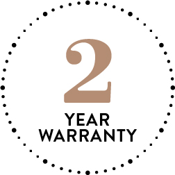 2 Year warranty